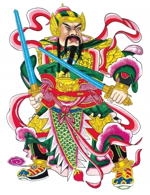 中式人物装饰画-ID:5855198