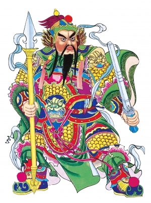 中式人物装饰画-ID:5855213