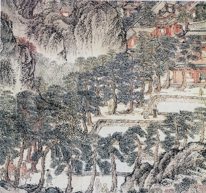 中式国画山水画-ID:146924027