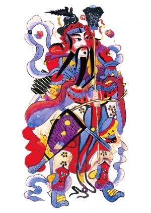 中式人物装饰画-ID:5855280