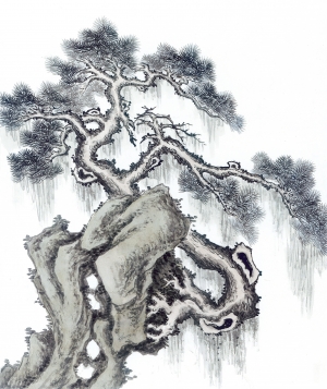 中式国画山水画-ID:319725993