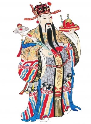 中式人物装饰画-ID:5855407