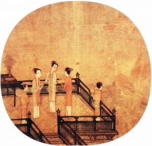 中式人物装饰画-ID:5855412