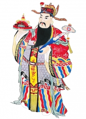 中式人物装饰画-ID:5855465