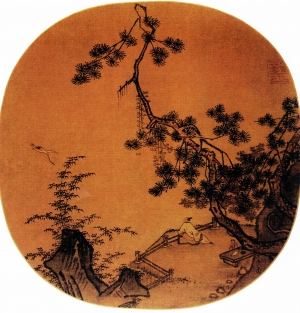 中式国画山水画-ID:951760053