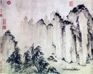 中式国画山水画-ID:5855508