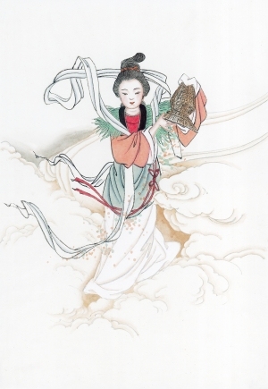 新中式人物装饰画-ID:5855579
