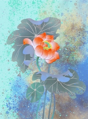 中式花鸟装饰画-ID:5855657