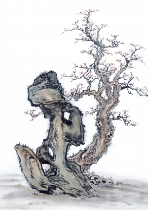 中式国画山水画-ID:781624085