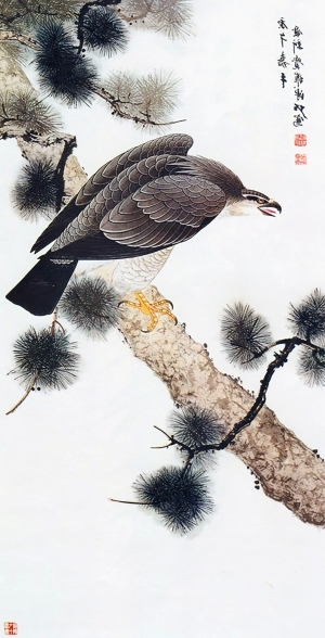 中式花鸟装饰画-ID:5855744
