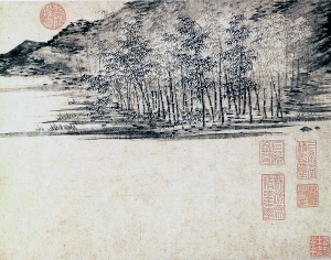 中式国画山水画-ID:731609114