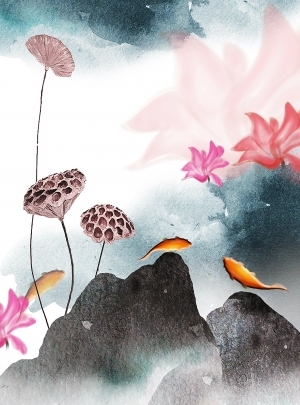 中式花鸟装饰画-ID:5855879