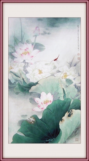 中式花鸟装饰画-ID:5855911