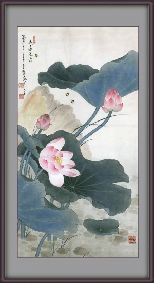 中式花鸟装饰画-ID:5855937