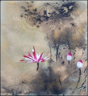 中式花鸟装饰画-ID:5855990