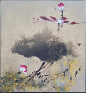 中式花鸟装饰画-ID:5856173