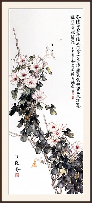 中式花鸟装饰画-ID:5856229