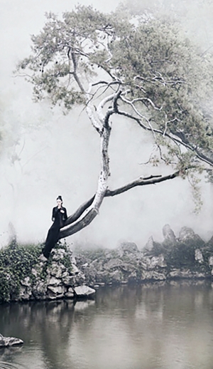 中式国画山水画-ID:881012928
