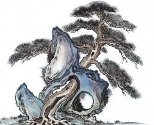 中式国画山水画-ID:359451068