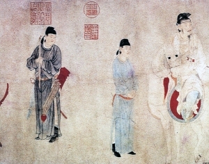 中式人物装饰画-ID:5856359