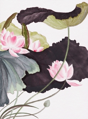 中式花鸟装饰画-ID:5856384