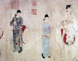 中式人物装饰画-ID:5858377
