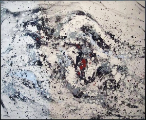 现代抽象挂画-ID:850501156