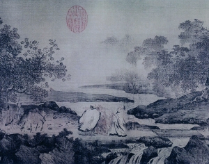中式国画山水画-ID:698179013