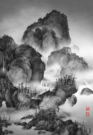 New Chinese StyleLandscape Painting