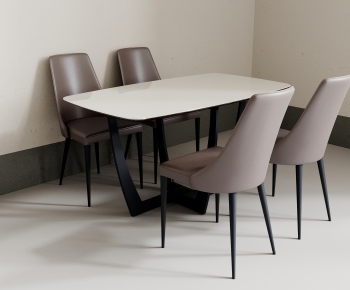 Modern Dining Table And Chairs-ID:857830052