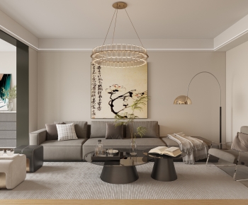 Modern A Living Room-ID:700308082