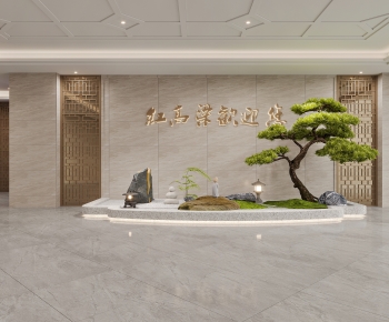 New Chinese Style Lobby Hall-ID:643609055