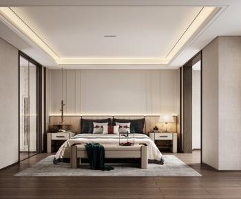 New Chinese Style Bedroom-ID:652705913