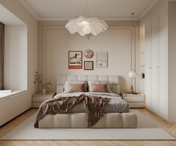 Modern French Style Bedroom-ID:872006897