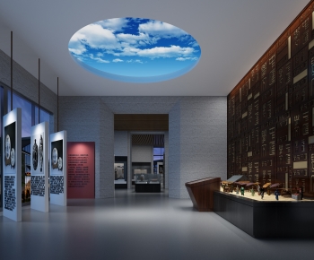 Modern New Chinese Style Exhibition Hall-ID:430898909