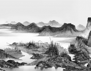 Chinese Style New Chinese StyleLandscape Painting