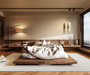 Wabi-sabi Style Bedroom-ID:990952012