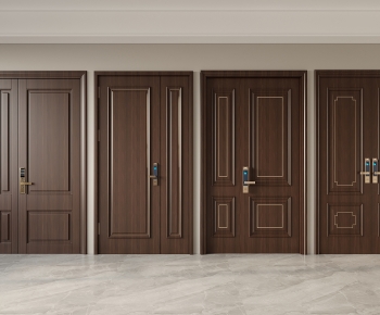 New Chinese Style Double Door-ID:145421036