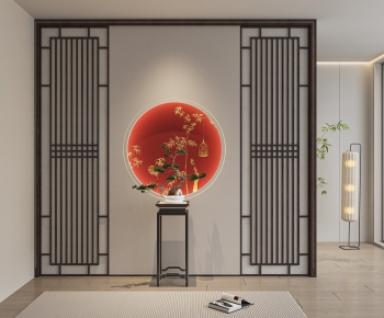 New Chinese Style Hallway-ID:952533014