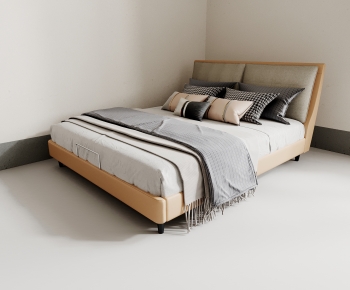 Modern Double Bed-ID:960684061