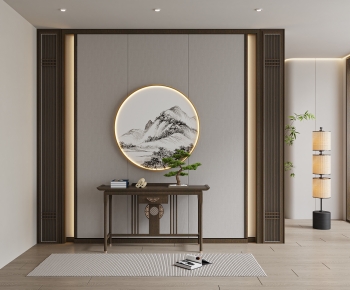 New Chinese Style Hallway-ID:417699106