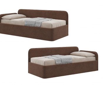 Nordic Style Single Bed-ID:303308018
