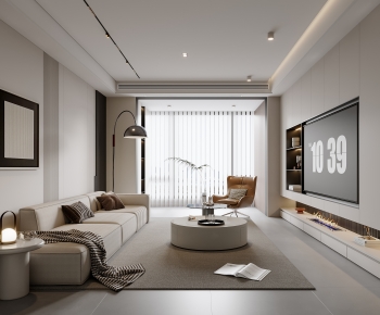 Modern A Living Room-ID:725373039