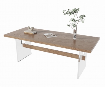 Modern Wabi-sabi Style Dining Table-ID:282985936
