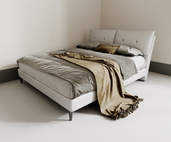 Modern Double Bed-ID:310221916