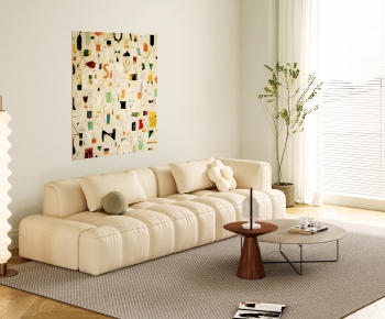 Modern Wabi-sabi Style A Sofa For Two-ID:396007061
