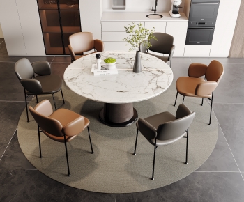 Modern Dining Table And Chairs-ID:822877889