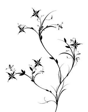 中式古典花纹凹凸黑白-ID:5866979