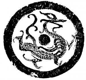 中式古典花纹凹凸黑白-ID:5866988
