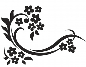 中式古典花纹凹凸黑白-ID:5866999